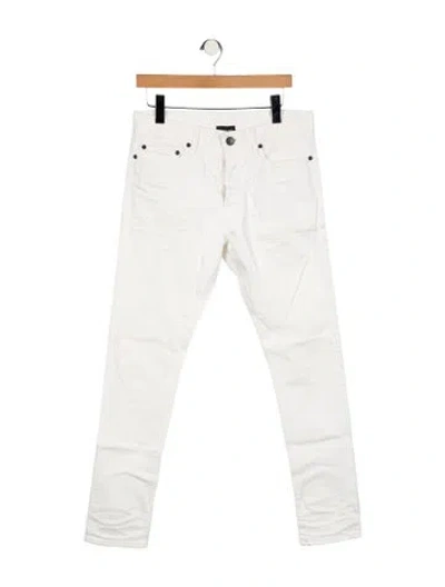 Pre-owned John Elliott Skinny Jeans In White