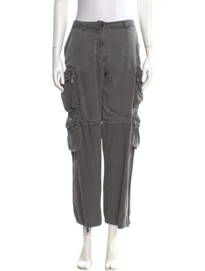 Pre-owned John Elliott Skinny Leg Pants In Gray