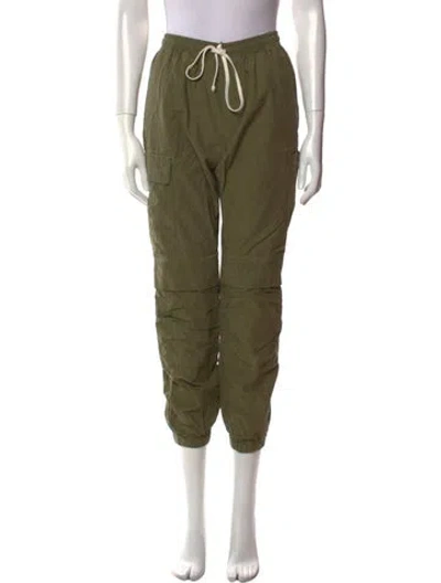 Pre-owned John Elliott Skinny Leg Pants In Green