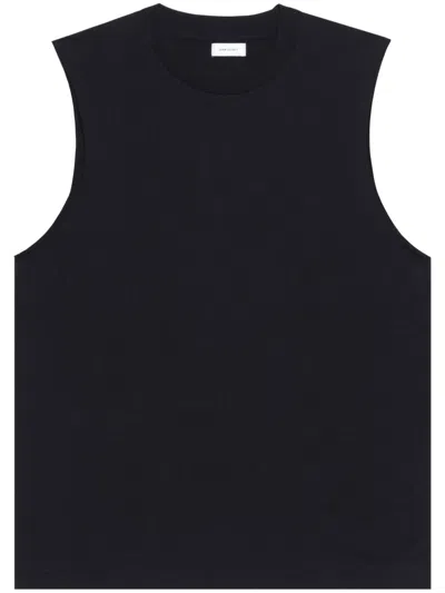 John Elliott Sleeveless Cotton T-shirt In Black