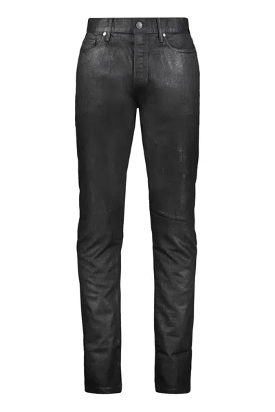 John Elliott Slim Fit Jeans In Black