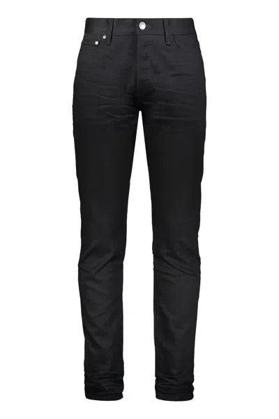 John Elliott Slim Fit Jeans In Black