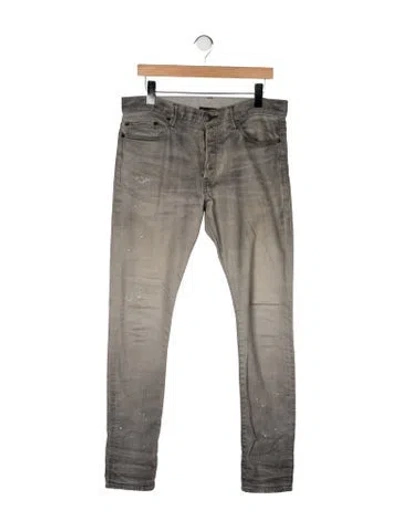 Pre-owned John Elliott Slim Fit Jeans In Green