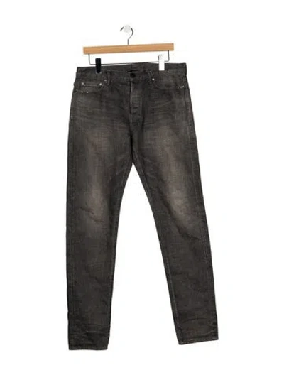 Pre-owned John Elliott Slim Fit Jeans In Grey