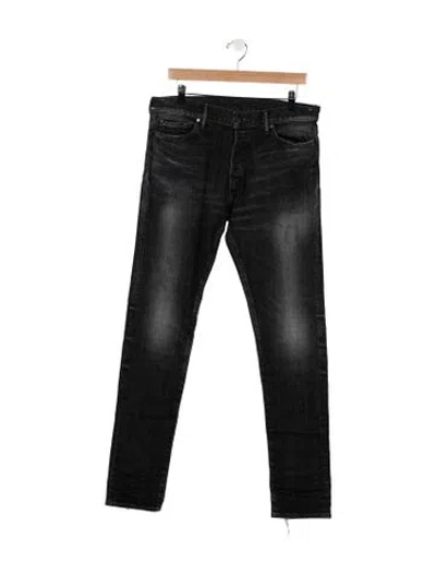 Pre-owned John Elliott Slim Fit Jeans W/ Tags In Black