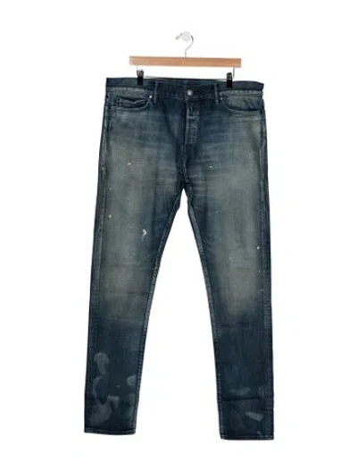 Pre-owned John Elliott Slim Fit Jeans W/ Tags In Blue