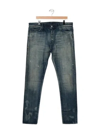 Pre-owned John Elliott Slim Fit Jeans W/ Tags In Blue