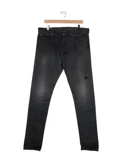 Pre-owned John Elliott Slim Fit Jeans W/ Tags In Grey