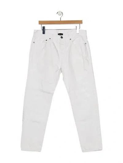 Pre-owned John Elliott Slim Fit Jeans In White