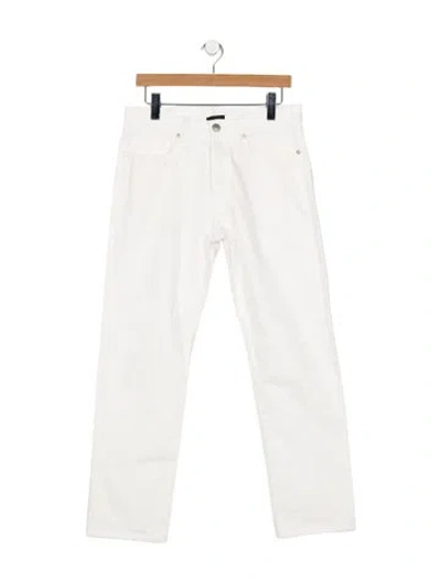 Pre-owned John Elliott Slim Fit Jeans In White