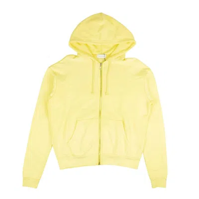 John Elliott Solar Yellow Exposure Full Zip Hoodie