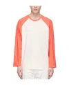 John Elliott Spliced Long-sleeved T-shirt In White