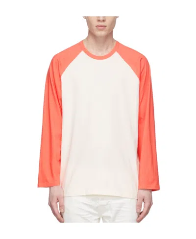 John Elliott Spliced Long-sleeved T-shirt In White