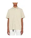 John Elliott Ss Cloak Button-up Shirt In Nude