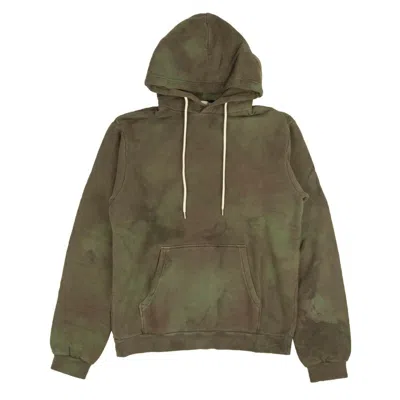 John Elliott Steelhead Green Marble Dye Beach Hoodie