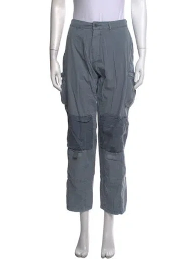 Pre-owned John Elliott Straight Leg Pants In Blue
