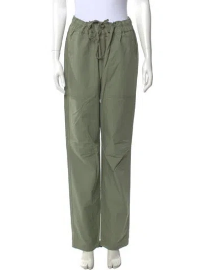 Pre-owned John Elliott Straight Leg Pants In Green