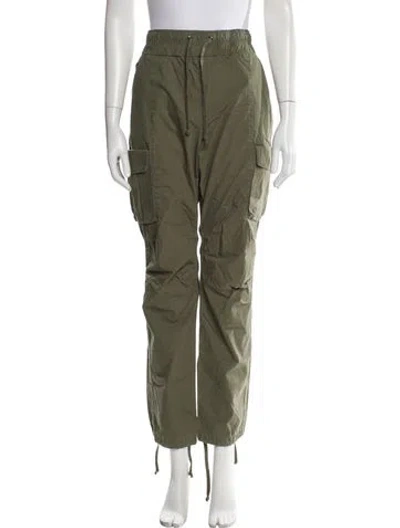 Pre-owned John Elliott Straight Leg Pants In Green