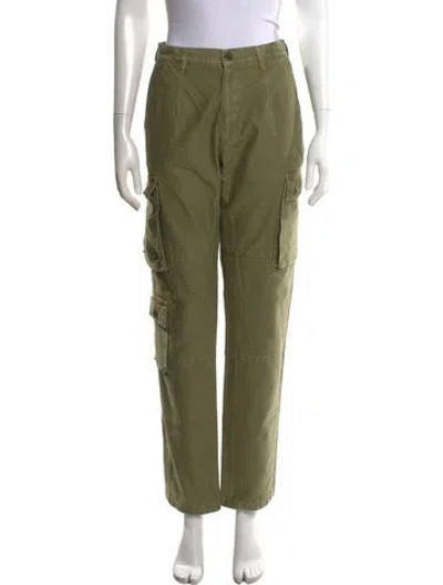 Pre-owned John Elliott Straight Leg Pants In Green