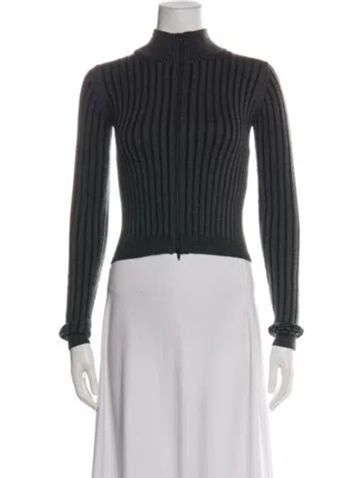 Pre-owned John Elliott Striped Jacket In Green