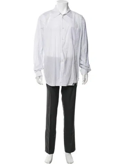 Pre-owned John Elliott Striped Long Sleeve Shirt In Multi