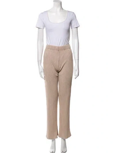 Pre-owned John Elliott Striped Pant Set In Neutral