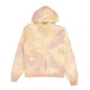John Elliott Super Bloom Pink And Yellow Tie Dye Beach Hoodie In Multi