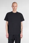 John Elliott T-shirt In Black Cotton