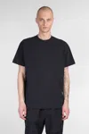 John Elliott T-shirt In Black Cotton