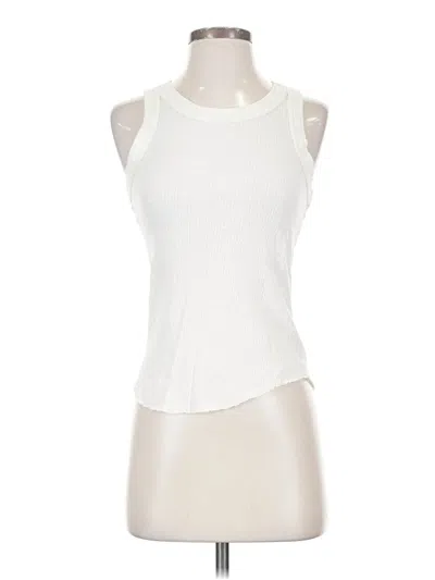 Pre-owned John Elliott Tank Top Ivory Halter Neckline Tops