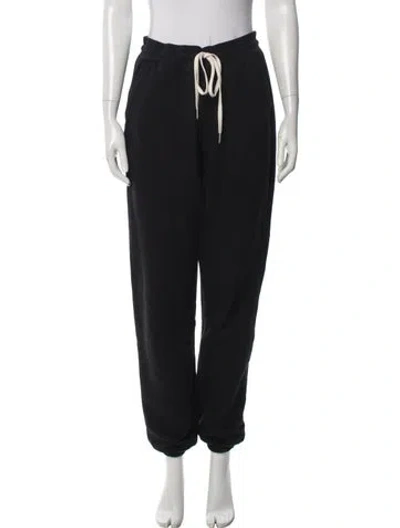 Pre-owned John Elliott Tassel Accents Sweatpants In Black