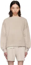 John Elliott Taupe Skeptic Sweatshirt In Dusty Shroom