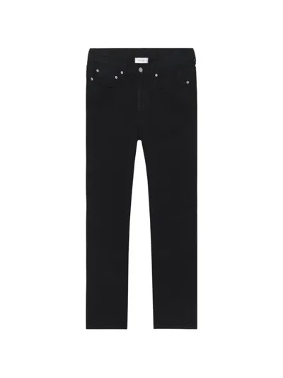 John Elliott The Daze Straight-leg Jeans In Black