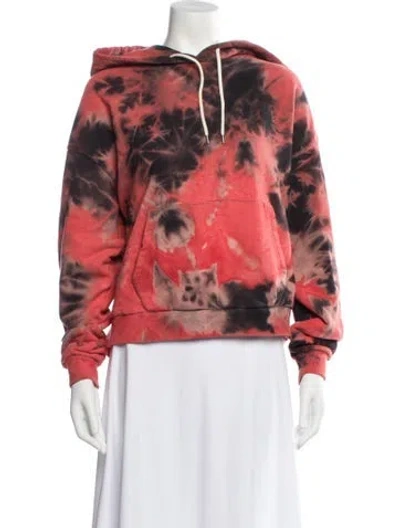 Pre-owned John Elliott Tie-dye Print Crew Neck Sweatshirt In Multi