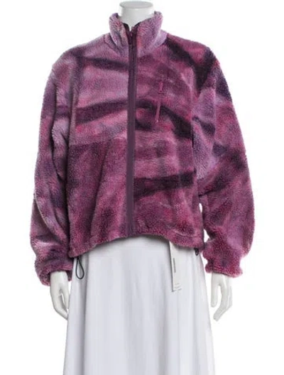Pre-owned John Elliott Tie-dye Print Jacket In Purple