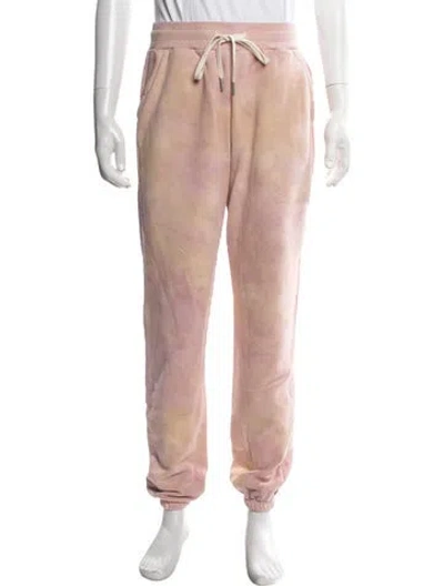 Pre-owned John Elliott Tie-dye Print Lounge Bottoms In Pink