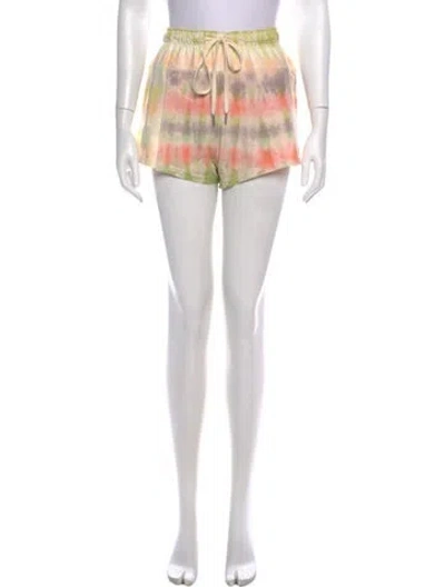 Pre-owned John Elliott Tie-dye Print Mini Shorts