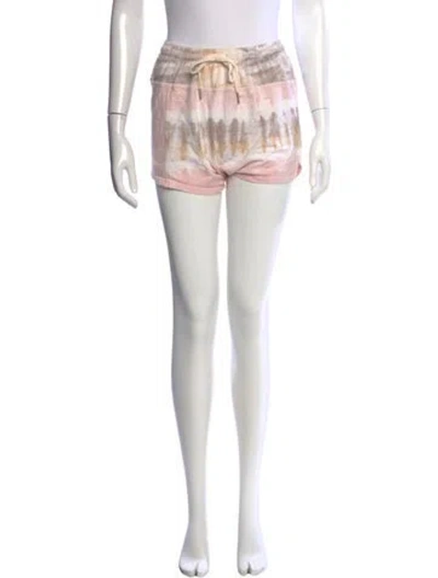 Pre-owned John Elliott Tie-dye Print Mini Shorts