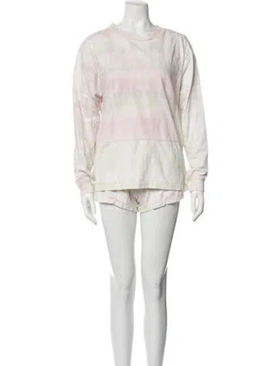 Pre-owned John Elliott Tie-dye Print Set In Neutral
