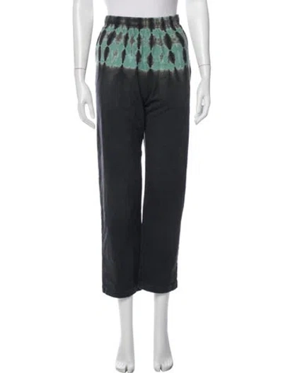 Pre-owned John Elliott Tie-dye Print Sweatpants In Black