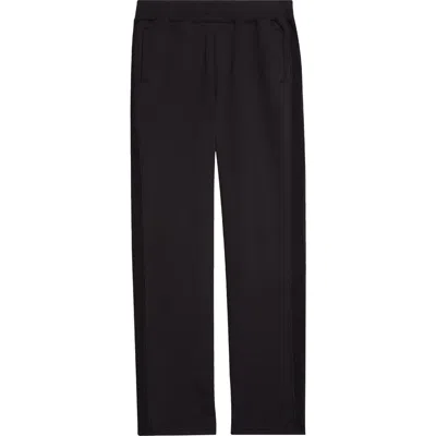 John Elliott Terry-trimmed Cotton-jersey Track Pants In Black