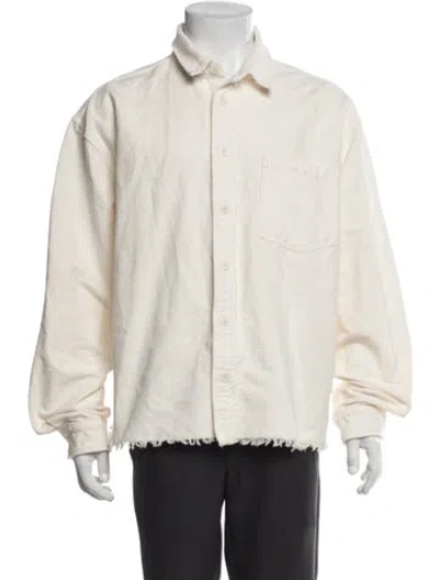 Pre-owned John Elliott Trucker Jacket In Neutral