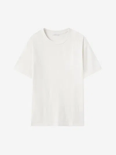 John Elliott University Cotton T-shirt In White