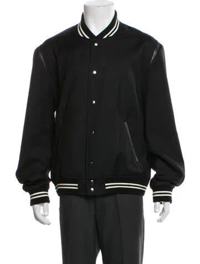 Pre-owned John Elliott Virgin Wool Striped Varsity Jacket In Multi