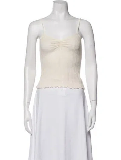 Pre-owned John Elliott V-neck Sleeveless Top In Neutrals