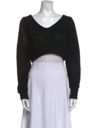 Pre-owned John Elliott V-neck Sweater In Black