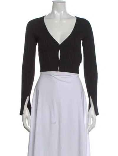Pre-owned John Elliott V-neck Sweater In Black