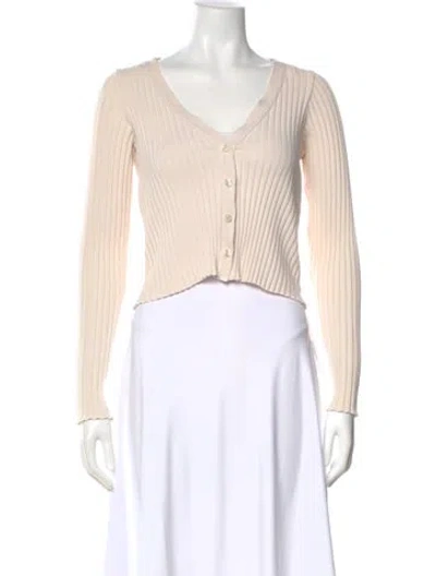 Pre-owned John Elliott V-neck Sweater In Neutral