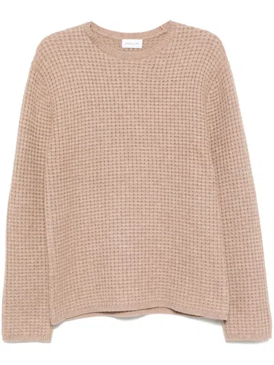 John Elliott Waffle-knit Crew-neck Jumper In Neutral