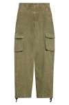 John Elliott Straight-leg Cotton Cargo Pants In Army